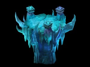 magic palace - mountain - platform 01 Model 3D
