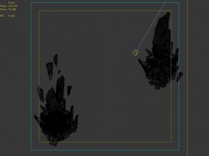 magic palace - mountain - stone tablet 3D Model