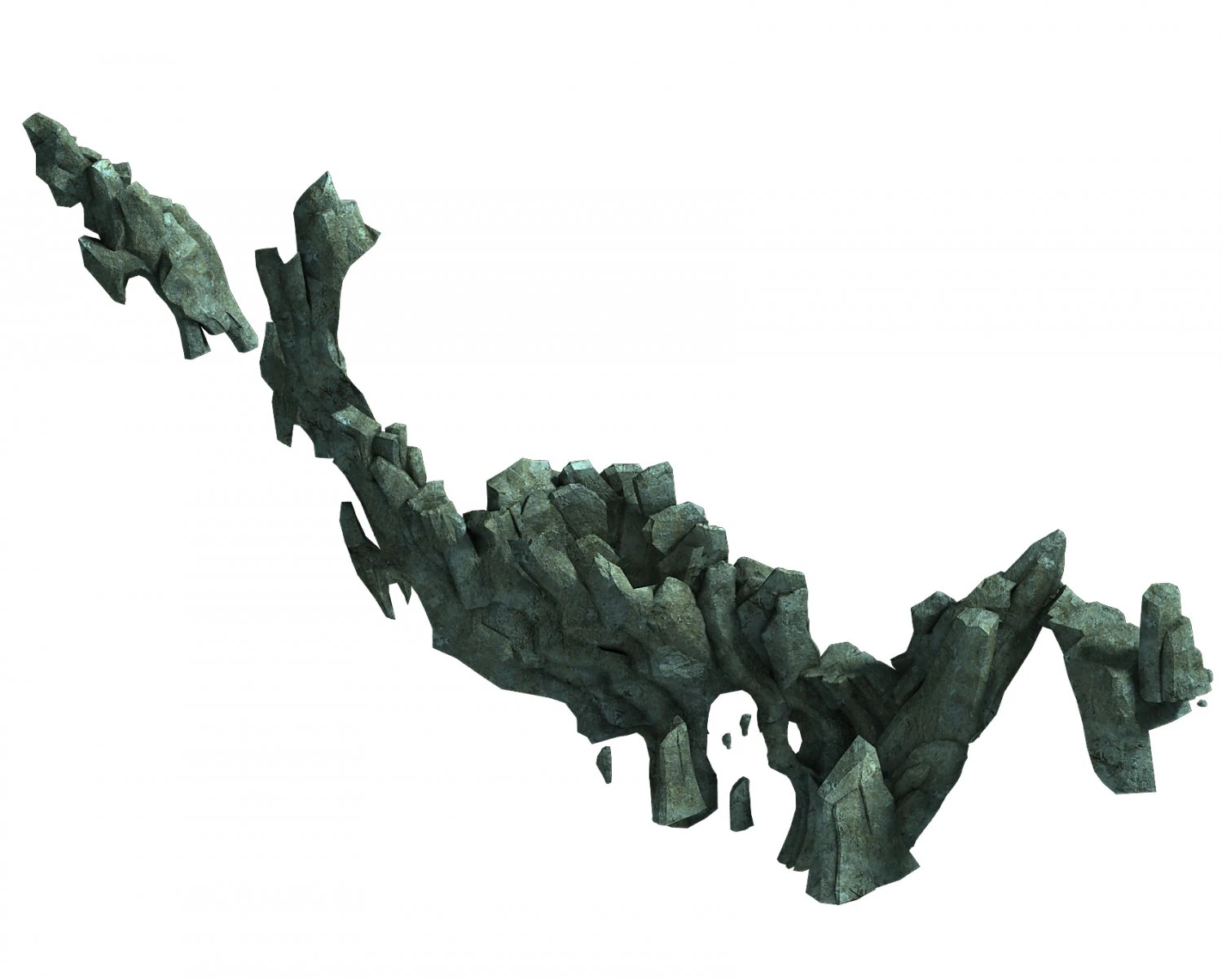 magic palace - mountain gravel 01 3D Model .c4d .max .obj .3ds .fbx .stl .blend 