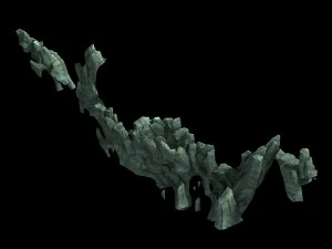 magic palace - mountain gravel 01 3D Model