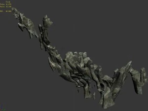 magic palace - mountain gravel 01 3D Model