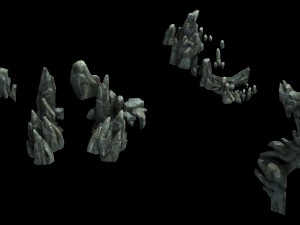 magic palace - mountain gravel 07 3D Model