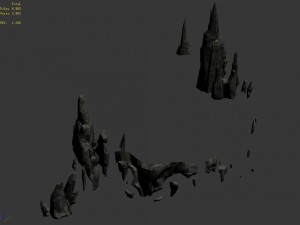 demon palace - mountain gravel 08 Modelo 3D