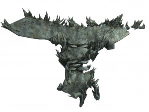 demon palace - mountain gravel 10 3D Model