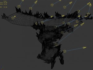 demon palace - mountain gravel 10 3D Model