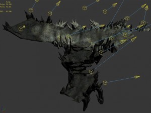 demon palace - mountain gravel 10 3D Model
