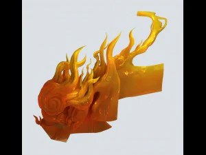 istana ajaib - awan dekoratif 02 Model 3D