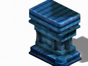magic palace - religion - buddha base 002 3D मॉडल