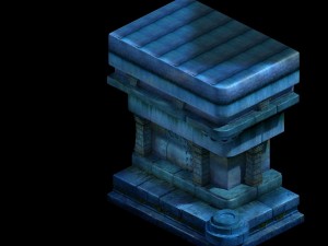 magic palace - religion - buddha base 002 3D Model
