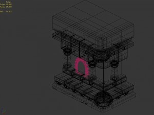 magic palace - religion - buddha base 002 3D Model