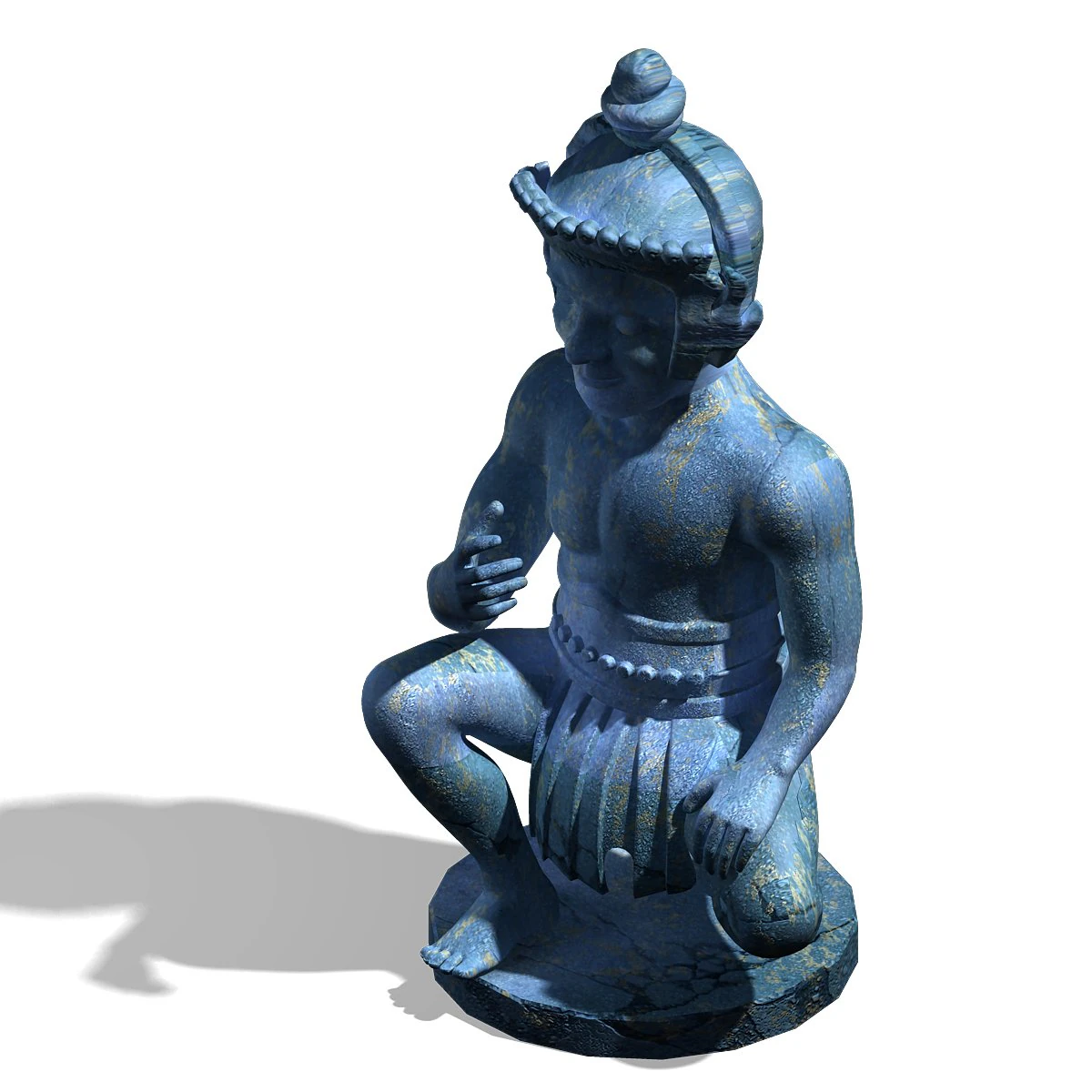 magic palace - religion - buddha statue 004 3D Model .c4d .max .obj .3ds .fbx .stl .blend 