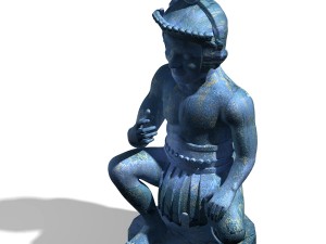 magic palace - religion - buddha statue 004 3D Model