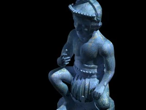 magic palace - religion - buddha statue 004 3D Model