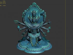 demon palace - religion - avalokitesvara 05 3Dモデル