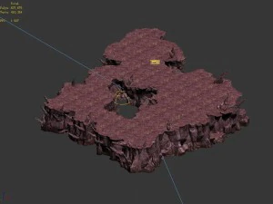 magic mountain - mountain cliff 02 3D Model