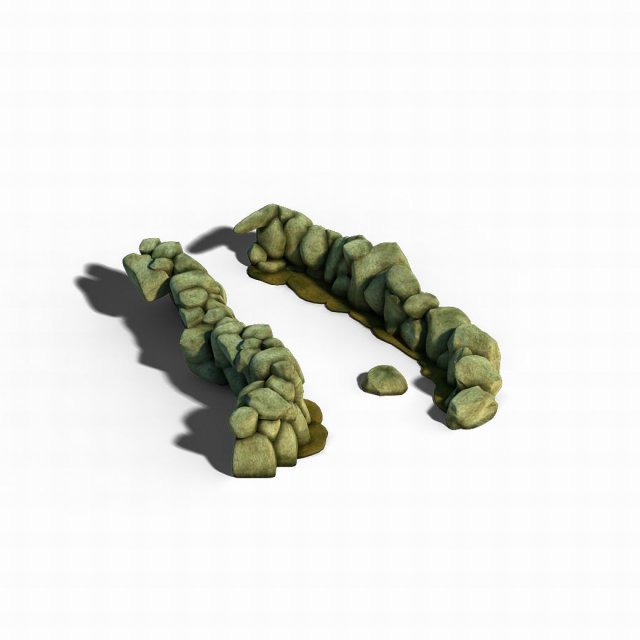 south qilian - river elements 3D Model .c4d .max .obj .3ds .fbx .stl .blend