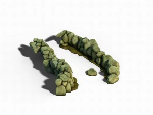 south qilian - river elements 3D Model