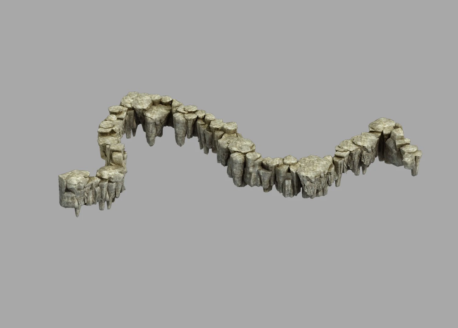southern suburbs - stone mountain 05 3D Model .c4d .max .obj .3ds .fbx .stl .blend 