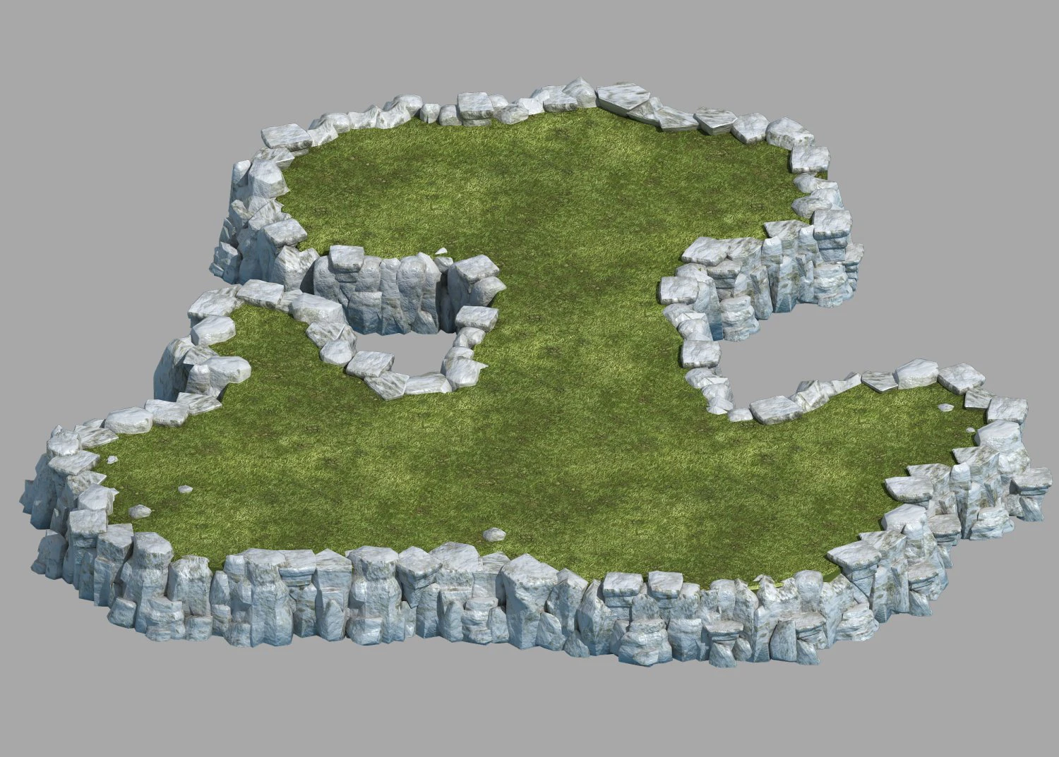 southern suburbs - stone mountain 06 3D Model .c4d .max .obj .3ds .fbx .stl .blend 