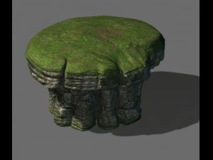 माउंटेन हेंगशान - मशरूम स्टोन 02 3D मॉडल