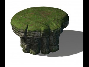 mountain hengshan - mushroom stone 02 3D Model