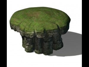 mountain hengshan - mushroom stone 02 3D Model