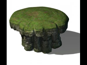 mountain hengshan - mushroom stone 02 3D Model