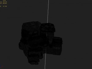hengshan mountain - waterfall stone Model 3D