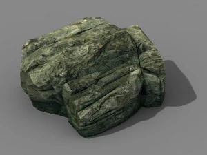 climbed rattan - stone 01 3D Model