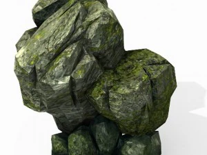 climbed rattan - stone 02 3D Model