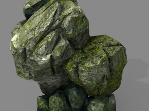 climbed rattan - stone 02 Modelo 3D