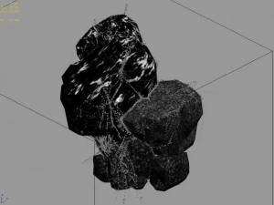 climbed rattan - stone 02 3D Model