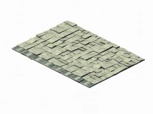 damaged floor tiles 02 3D Model