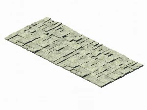 damaged floor tiles 02 3D Model