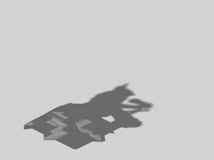 cavaleiro ouro 1022 Modelo 3D