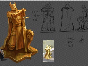 knight gold 1022 3D मॉडल