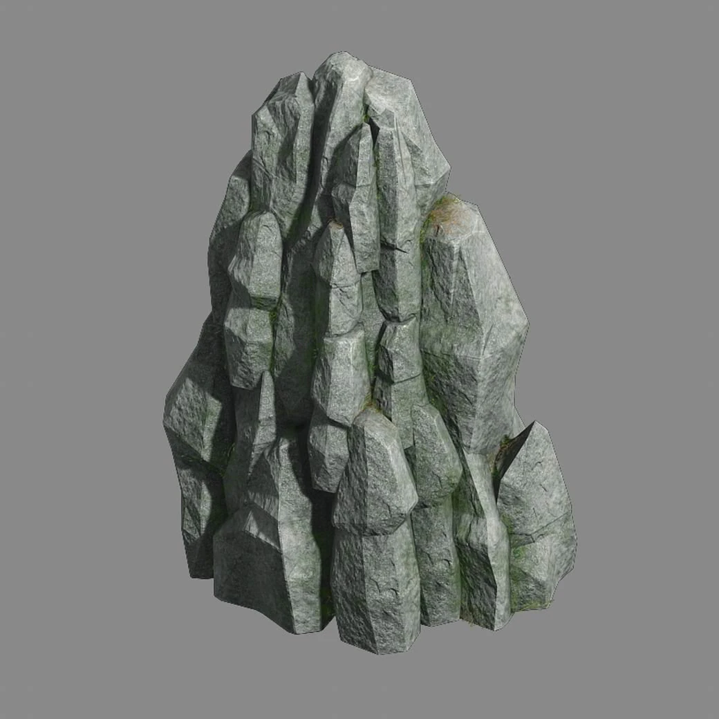 qingyun mountain - mountain -02 3D Model .c4d .max .obj .3ds .fbx .stl .blend