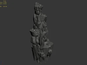 qingyun mountain - mountain -05 3D Model