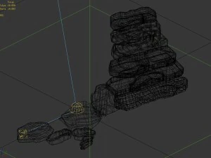 qu you path - stone ladder 02 3D Model