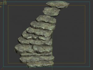 qu you path - stairway 03 Modelo 3D