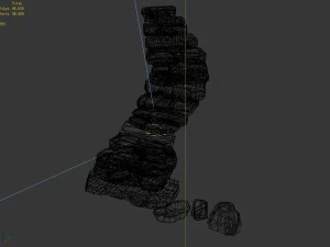 qu you path - stairway 04 3D Model