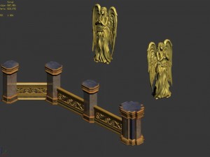 human knight district - statue 01 3D मॉडल