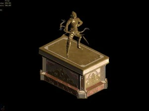 human ranger area - statue 03 3D Model