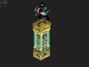 human ranger area - statue 04 3D Model