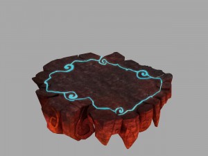 lava hell - ground - shitai 35 Modelo 3D