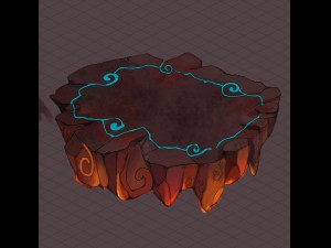 lava hell - ground - shitai 35 Modelo 3D