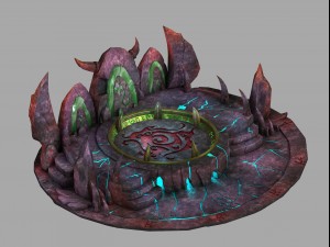 lava hell - altar 65 3D Model