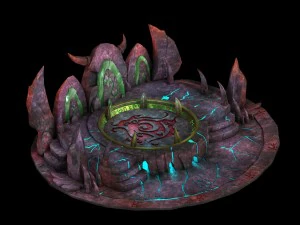 lava hell - altar 65 3D Model