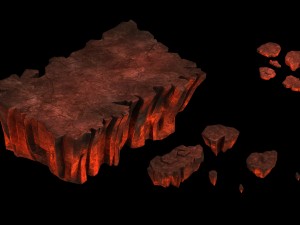 lava hell - shitai - ground 42 3D Model