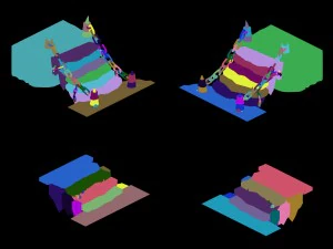 lava hell - stone ladder 32 3D Model